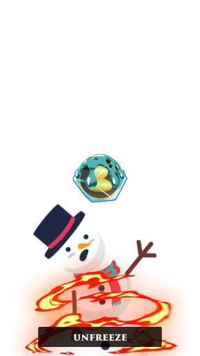 Arena Skill Unfreeze animation