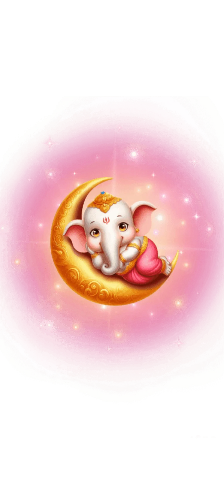Ganesha Moon Blessing animation